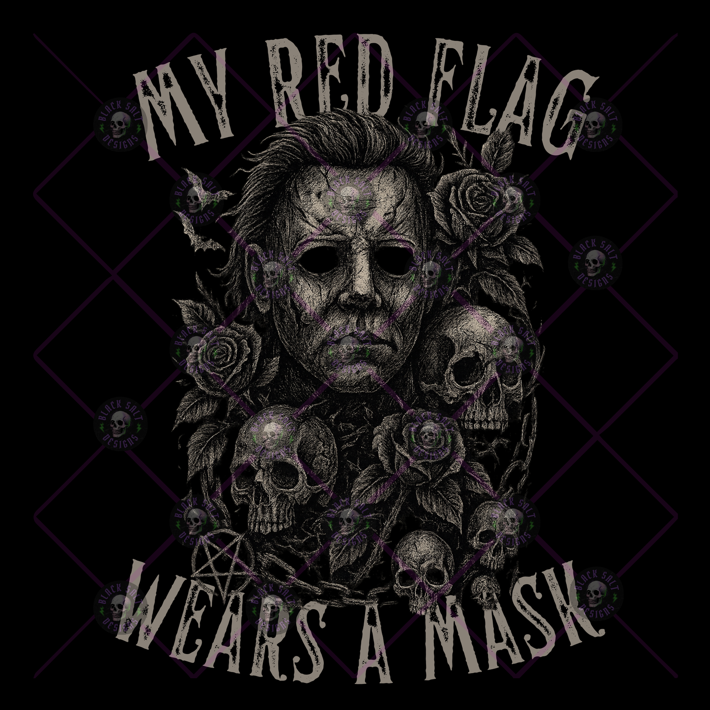 MY RED FLAG WEARS A MASK DIGITAL DOWNLOAD