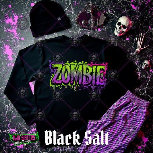 *FREE BEANIE* ZOMBIE DRIPPING FONT