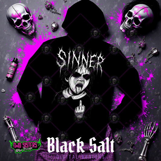 *BLACK FABRIC ONLY* SINNER DIGITAL DOWNLOAD