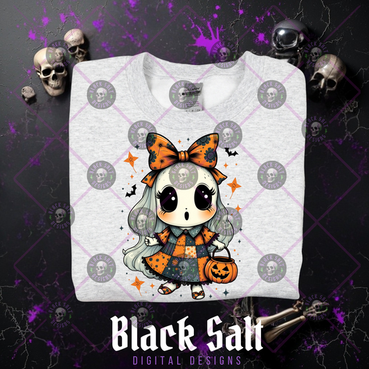 CUTE QUILT GHOST GIRL INSTANT DOWNLOAD